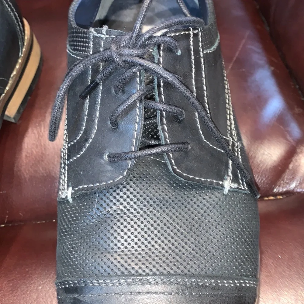 Men’s Steve Madden Chayse Leather Oxford Shoes - Picture 10 of 14